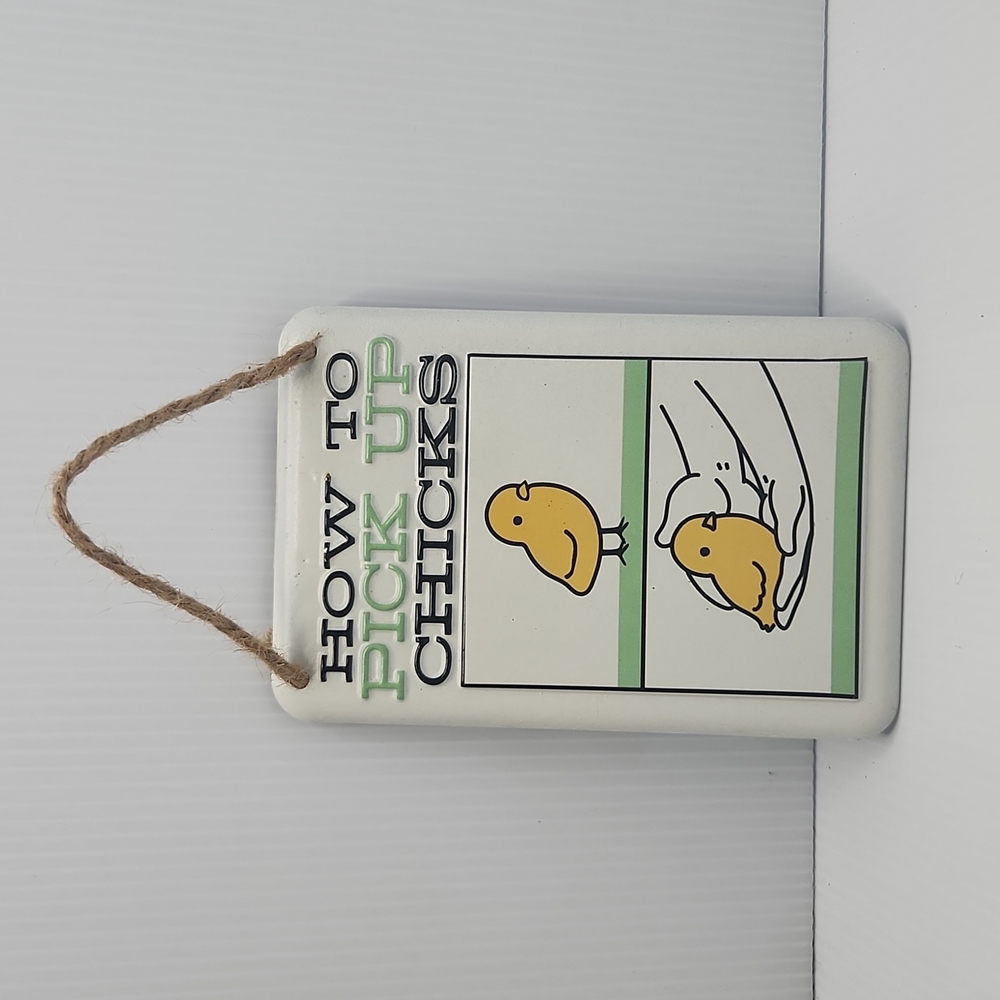 Metal sign